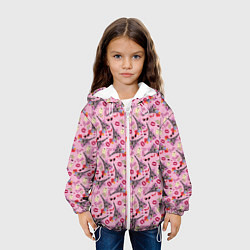 Куртка с капюшоном детская Париж, цвет: 3D-белый — фото 2