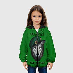 Куртка с капюшоном детская Пограничник, цвет: 3D-черный — фото 2