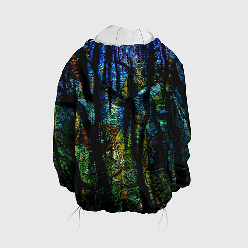 Детская куртка Разноцветная гора / 3D-Белый – фото 2