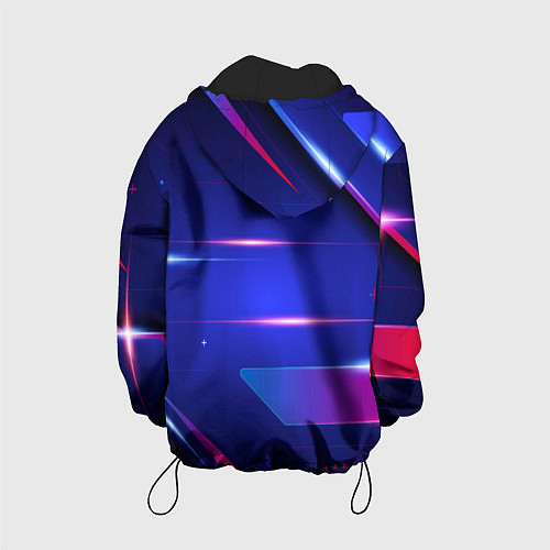 Детская куртка Ауди Audi синива / 3D-Черный – фото 2