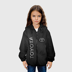 Куртка с капюшоном детская TOYOTA STEEL HONEYCOMBS, цвет: 3D-черный — фото 2