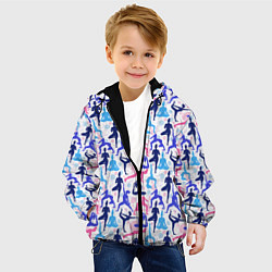 Куртка с капюшоном детская Гимнастика, цвет: 3D-черный — фото 2