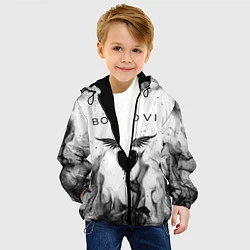 Куртка с капюшоном детская BON JOVI HEART СЕРДЦЕ, цвет: 3D-черный — фото 2