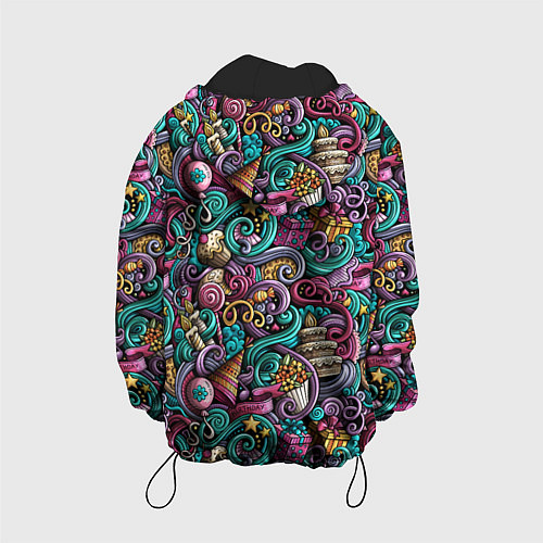 Детская куртка Happy Birthday / 3D-Черный – фото 2