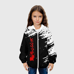 Куртка с капюшоном детская Токийские мстители, цвет: 3D-белый — фото 2