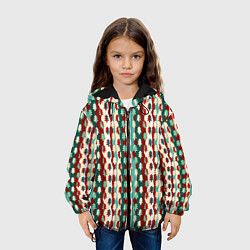 Куртка с капюшоном детская Маленькие Ёлочки, цвет: 3D-черный — фото 2