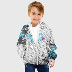 Куртка с капюшоном детская Игра в кальмара, цвет: 3D-белый — фото 2