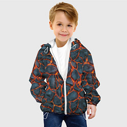 Куртка с капюшоном детская Моя магма, цвет: 3D-белый — фото 2
