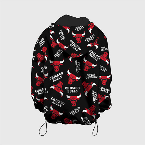 Детская куртка CHICAGO BULLS БЫКИ УЗОР / 3D-Черный – фото 2