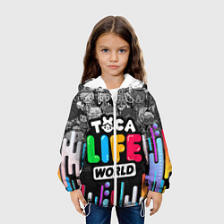 Куртка с капюшоном детская TOCA LIFE WORLD ТОКА ЛАЙФ ВОРЛД ГРАДИЕНТ, цвет: 3D-белый — фото 2