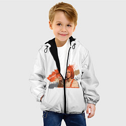 Куртка с капюшоном детская Lockdown - Лилу Даллас, цвет: 3D-черный — фото 2