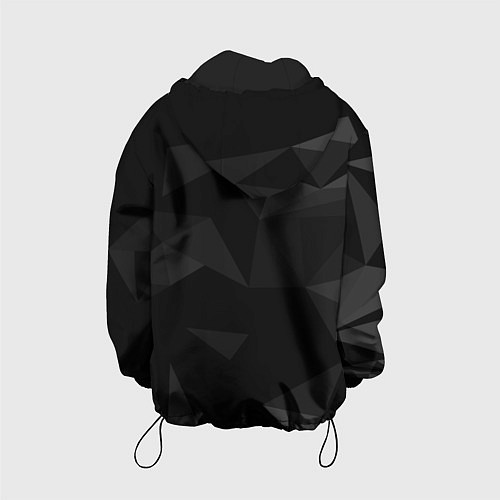 Детская куртка Опель, Opel геометрия / 3D-Черный – фото 2