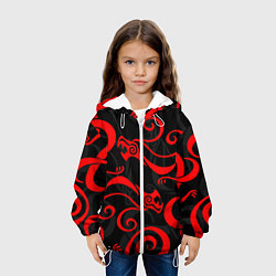 Куртка с капюшоном детская ДРАКОН ДРАКЕНА ТОКИЙСИКИЕ МСТИТЕЛИ, цвет: 3D-белый — фото 2