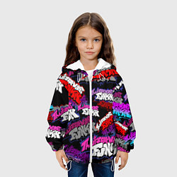 Куртка с капюшоном детская Friday Night Funkin FNF, цвет: 3D-белый — фото 2