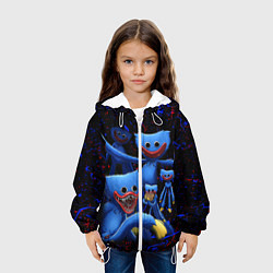 Куртка с капюшоном детская Huggy Wuggy: Players, цвет: 3D-белый — фото 2