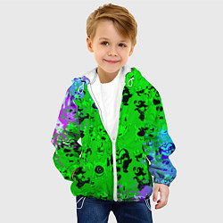 Куртка с капюшоном детская Монстрыmonsters, цвет: 3D-белый — фото 2