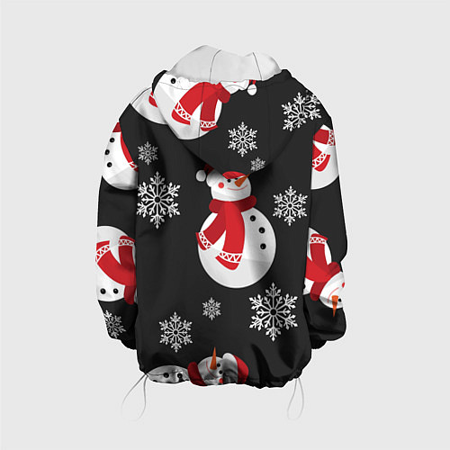 Детская куртка Снеговик! / 3D-Белый – фото 2
