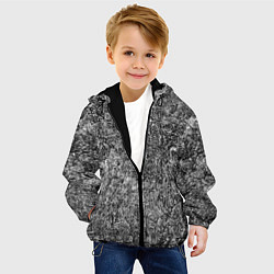 Куртка с капюшоном детская Germ of the world, цвет: 3D-черный — фото 2