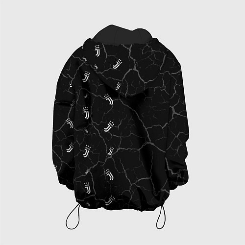 Детская куртка ЮВЕНТУС - Мрамор / 3D-Черный – фото 2