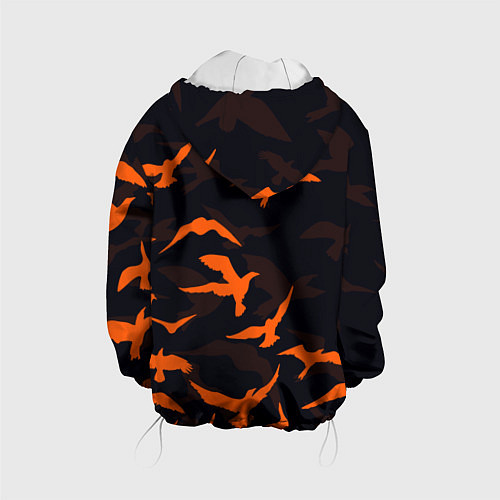 Детская куртка Стая Воронов / 3D-Белый – фото 2