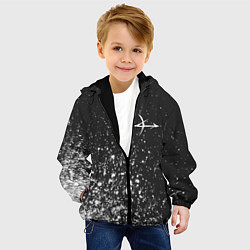 Куртка с капюшоном детская ЗОВ АДА - ARROWHEADS - Краски, цвет: 3D-черный — фото 2