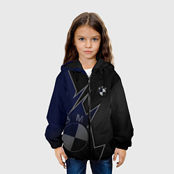 Куртка с капюшоном детская Auto BMW БМВ Авто, цвет: 3D-черный — фото 2