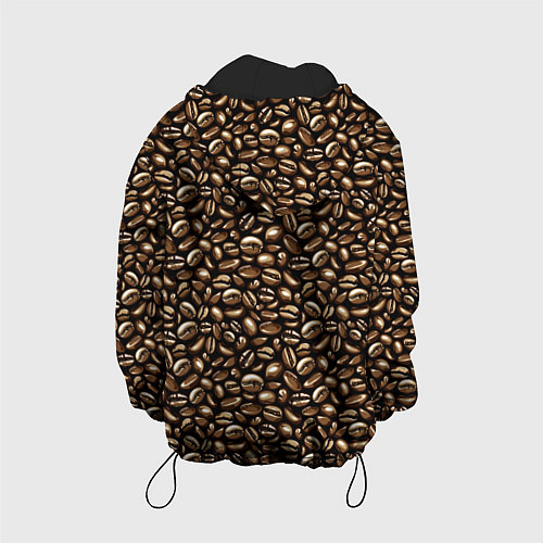 Детская куртка Кофе Coffee / 3D-Черный – фото 2