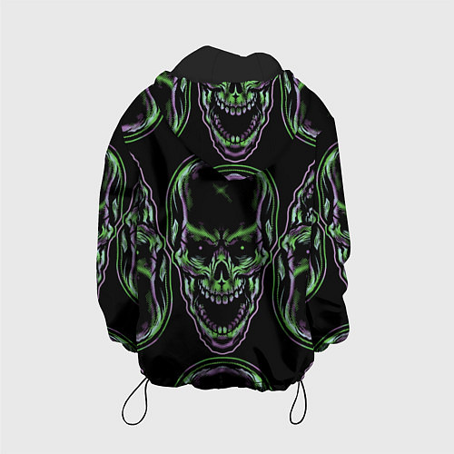 Детская куртка Skulls vanguard pattern 2077 / 3D-Черный – фото 2