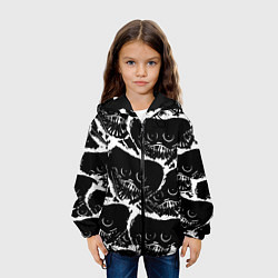 Куртка с капюшоном детская ОЧЕНЬ УЖАСНОЕ ЛИЦО ХАГГИ ВАГГИ, цвет: 3D-черный — фото 2