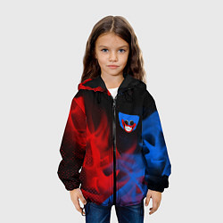 Куртка с капюшоном детская HUGGY WUGGY Пламя, цвет: 3D-черный — фото 2