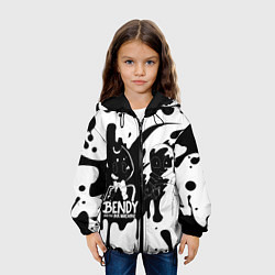 Куртка с капюшоном детская BLACK AND WHITE BENDY, цвет: 3D-черный — фото 2