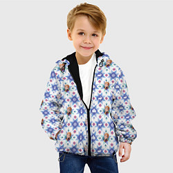 Куртка с капюшоном детская Pattern Frozen, цвет: 3D-черный — фото 2