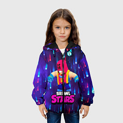 Куртка с капюшоном детская GROM BRAWL STARS ГРОМ БРАВЛ СТАРС, цвет: 3D-черный — фото 2