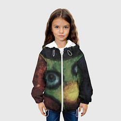 Куртка с капюшоном детская Universal Hell by Apkx, цвет: 3D-белый — фото 2