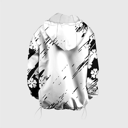 Детская куртка Чёрный клевер black clover, / 3D-Белый – фото 2