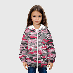 Куртка с капюшоном детская Именной камуфляж Татьяна, цвет: 3D-белый — фото 2