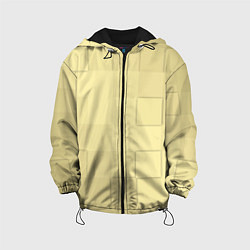 Куртка с капюшоном детская Золотые квадраты, цвет: 3D-черный