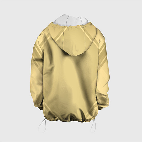 Детская куртка Золотая абстракция / 3D-Белый – фото 2