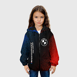 Куртка с капюшоном детская БМВ Pro Racing Шум, цвет: 3D-черный — фото 2