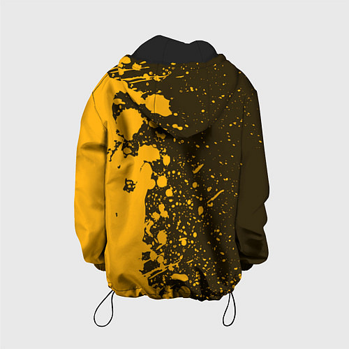 Детская куртка BUBBLE KVASS Брызги Вертикально / 3D-Черный – фото 2