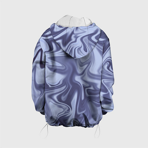 Детская куртка Crystal Abstract Blue / 3D-Белый – фото 2