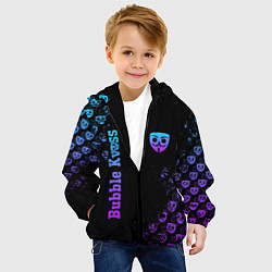 Куртка с капюшоном детская BUBBLE KVASS БАБЛ КВАС, цвет: 3D-черный — фото 2