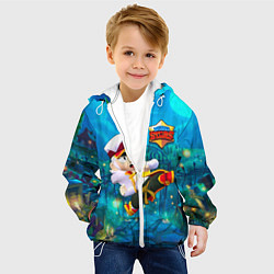 Куртка с капюшоном детская Каратист FANG ФЭНГ, цвет: 3D-белый — фото 2