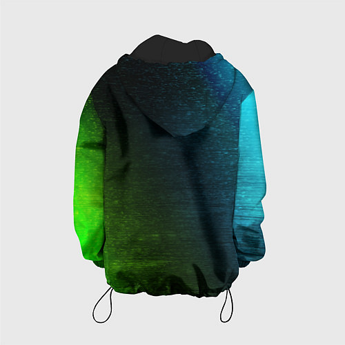 Детская куртка BTS - Глитч / 3D-Черный – фото 2