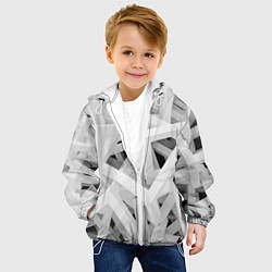 Куртка с капюшоном детская БЕЛЫЙ АРХИТЕКТОР, цвет: 3D-белый — фото 2