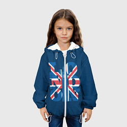 Куртка с капюшоном детская LONDON Лондон, цвет: 3D-белый — фото 2