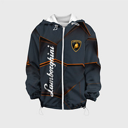 Куртка с капюшоном детская Lamborghini - Sport auto, цвет: 3D-белый