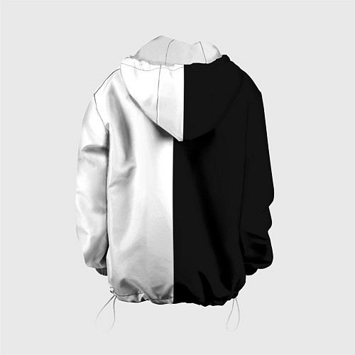 Детская куртка Black and white чб / 3D-Белый – фото 2
