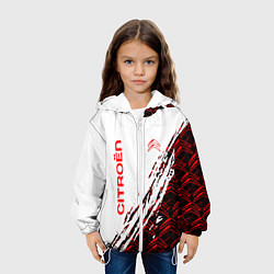 Куртка с капюшоном детская Citroen ситроен, цвет: 3D-белый — фото 2