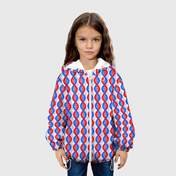 Куртка с капюшоном детская Спирали ДНК, цвет: 3D-белый — фото 2